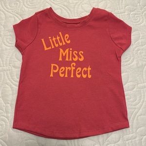Garanimals Little Miss perfect pink top